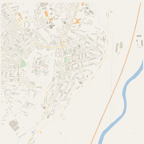 Map of Alba Iulia